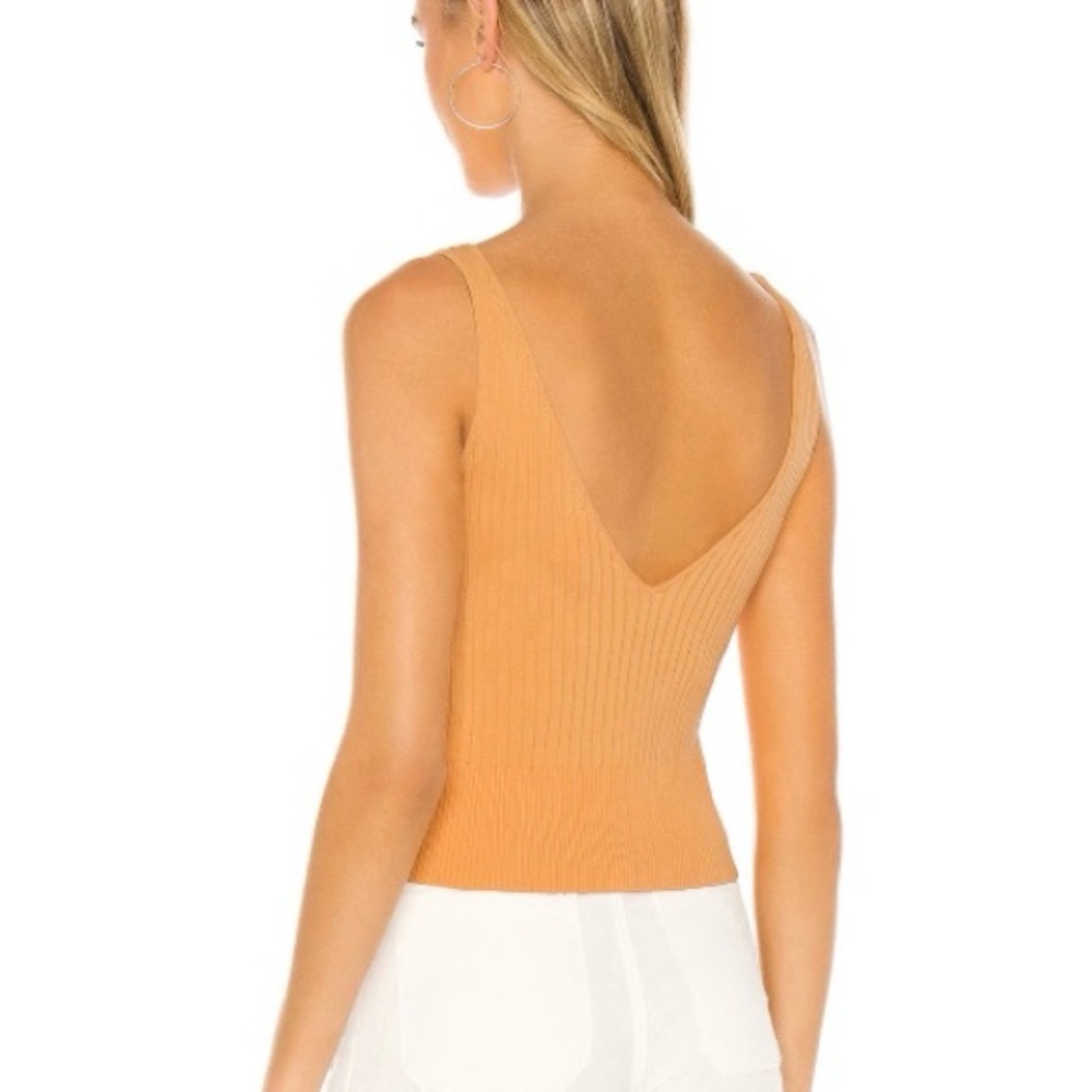 LINE & Dot Lynn Sweater Tank in Orange Size M NWT